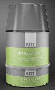 KITT - Акриловый грунт-наполнитель FILLER HS 4:1 (500 + 125). компл. серый(в г.Белово)